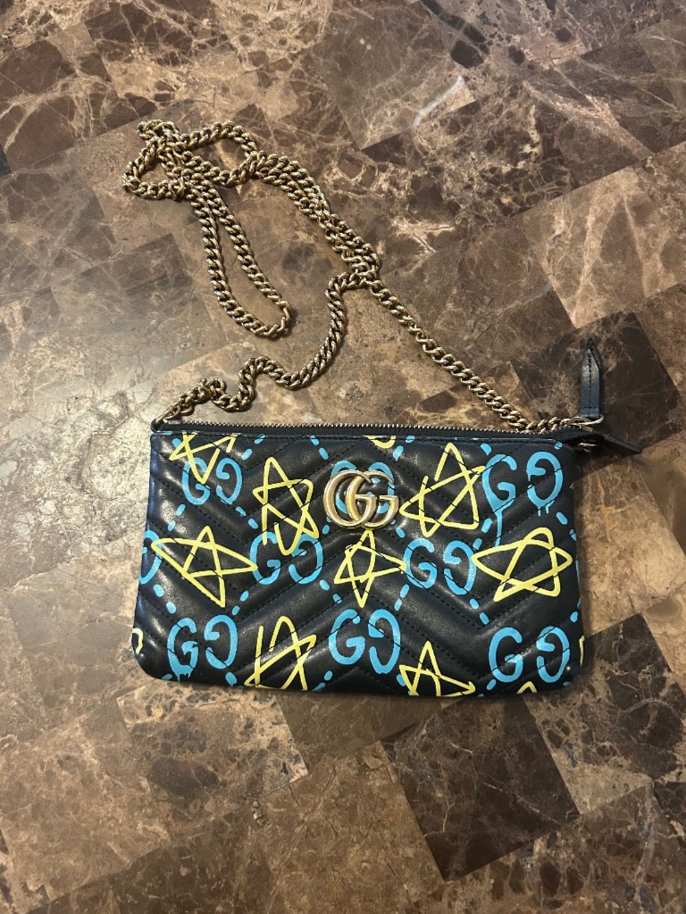 Gucci Marmont Ghost Crossbody Bag
